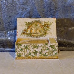 Punch Studio Owls Music Box Verbena Soap Plays Beethoven's Ode to Joy